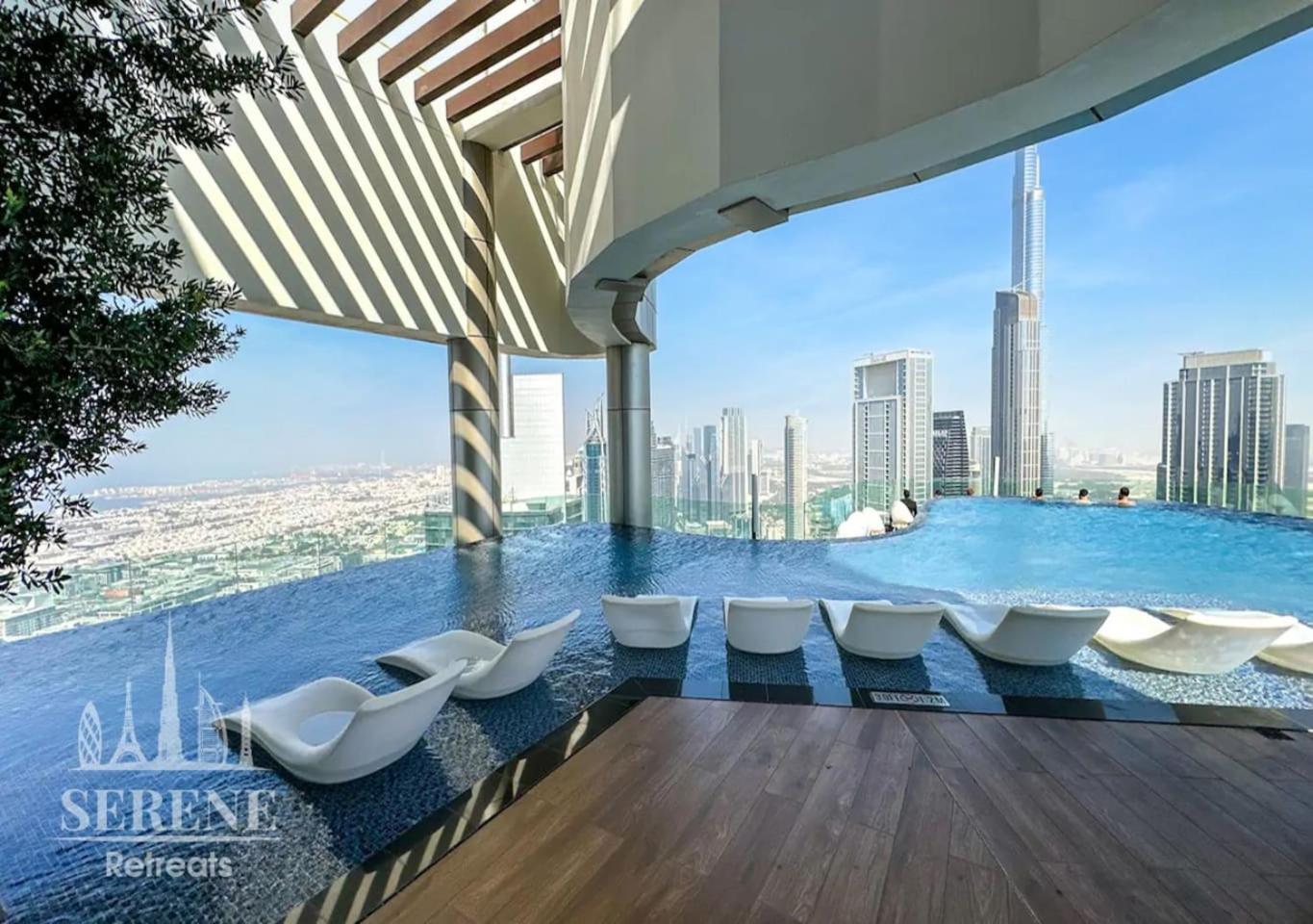 Serene Retreats Paramount 2 Bed Flat With Burj View Appartement Dubai Buitenkant foto